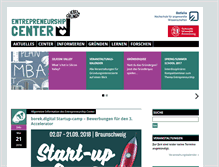 Tablet Screenshot of entrepreneurship-center.de